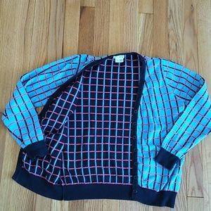 Cotton double knit cardigan